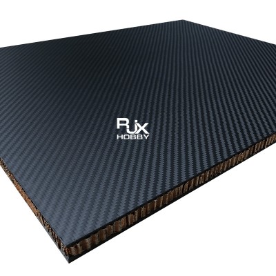 RJX 1+2+1mm Nomex Honeycomb Twill Matte Carbon Fiber Sheet