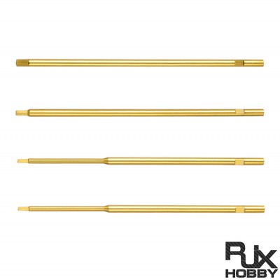 RJX Hex Screw driver Bits Kit 0.05", 1/16", 5/64", 3/32"