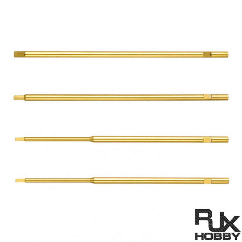RJX Hex Screw driver Bits Kit 0.05", 1/16", 5/64", 3/32"