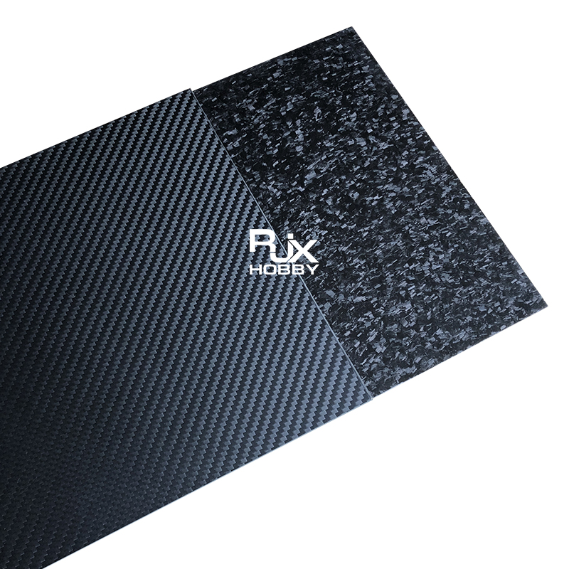 RJX T300 Forged Carbon Fiber Sheet 500x400x1.0-10mm