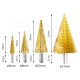 RJX 4-52mm HSS 6542 Titanium Coated Metal Step Drill Bit Cut Tool Set High Speed Steel Hole Cutter Cone Center Drill