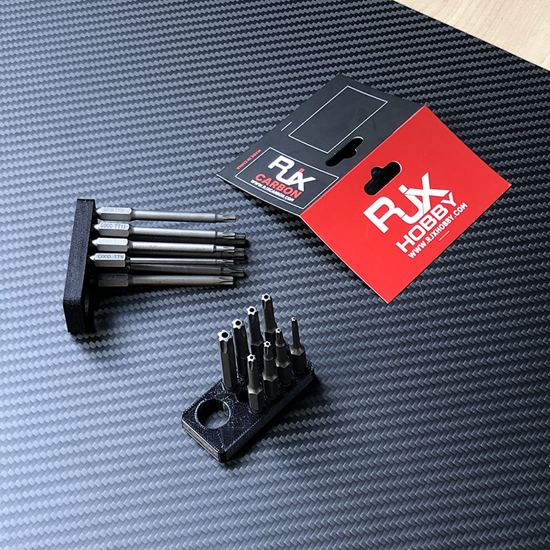 RJXHOBBY TP8/TP10/TP15/TP20/TP25/TP27/TP30/TP40 1/4inch 6.35mm L50mm Torx Head Bits with handle for Electric Screwdriver