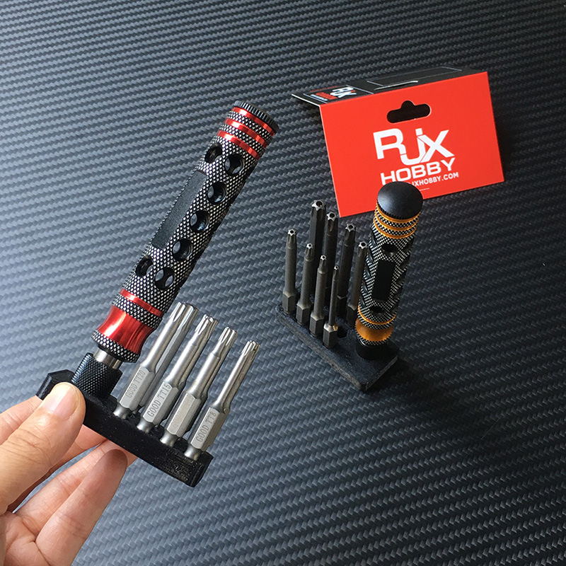 RJXHOBBY TP8/TP10/TP15/TP20/TP25/TP27/TP30/TP40 1/4inch 6.35mm L50mm Torx Head Bits with handle for Electric Screwdriver