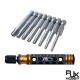 RJXHOBBY TP8/TP10/TP15/TP20/TP25/TP27/TP30/TP40 1/4inch 6.35mm L50mm Torx Head Bits with handle for Electric Screwdriver