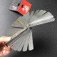 RJX 32PCS Blades Steel Feeler Gauge 0.0015-0.035 inch/ 0.04-0.88mm Dual Marked Metric and Imperial Gap Measuring Tool