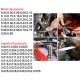RJX 32PCS Blades Steel Feeler Gauge 0.0015-0.035 inch/ 0.04-0.88mm Dual Marked Metric and Imperial Gap Measuring Tool