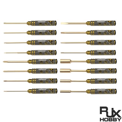 RJX Hex /Nut/ Phillips/ Flat Screwdriver 16 pcs kits