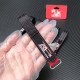 RJXHOBBY 2pcs Kevlar Battery Strap Kevlar Stitching Rubber Grip and Zinc Alloy Seamless Buckle(Width: 20mm Length: 200-400mm)