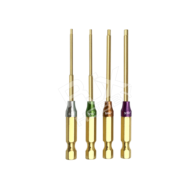 RJX 6.35mm Hex Screw driver 0.05", 1/16", 5/64", 3/32"