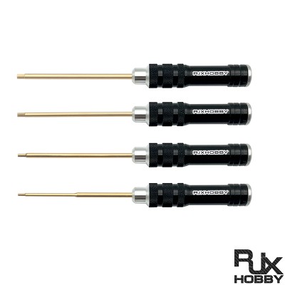 RJX Hex Screw driver Tools Kit 1.5mm / 2.0mm / 2.5mm / 3.0mm for RC Models Car Boat Airplane