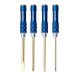 RJX 4pcs Flat Head Screw driver Tools Kit Set 3.0mm / 4.0mm / 5.0mm / 5.8mm for RC Models Car Boat Airplane