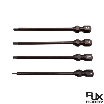 RJX 6.35mm Hex Sets 1.5mm 2.0mm 2.5mm 3.0mm