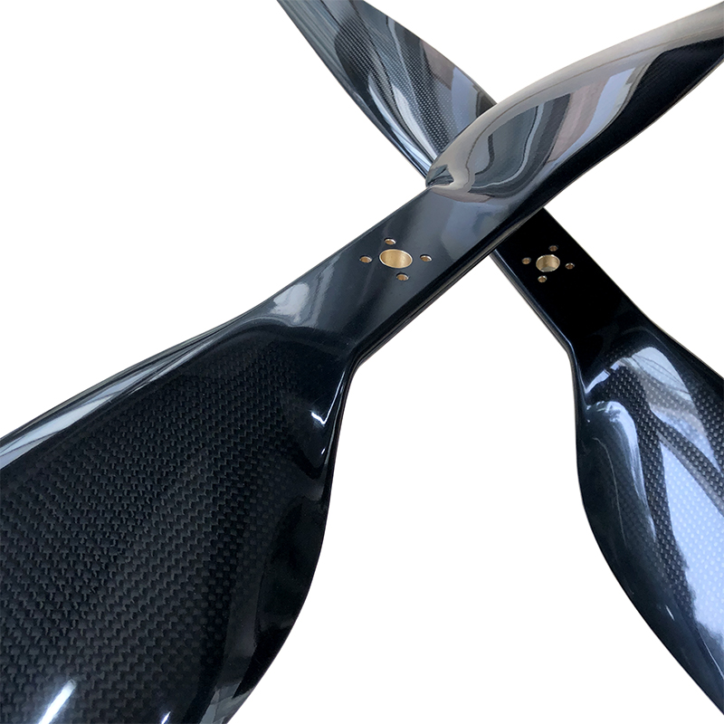 RJXHOBBY 40x13In Carbon Fiber Propeller (CW/CCW PAIR) PROPS for Drone, Agricultural plant protection UAV