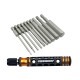 RJX 10PCS  1/4 Inch 6.35mm Length75mm  H1.5,H2,H2.5, H3, H4, H5, H6, H8, H10,H12  Hex Shank Magnetic Hexagon Screwdriver
