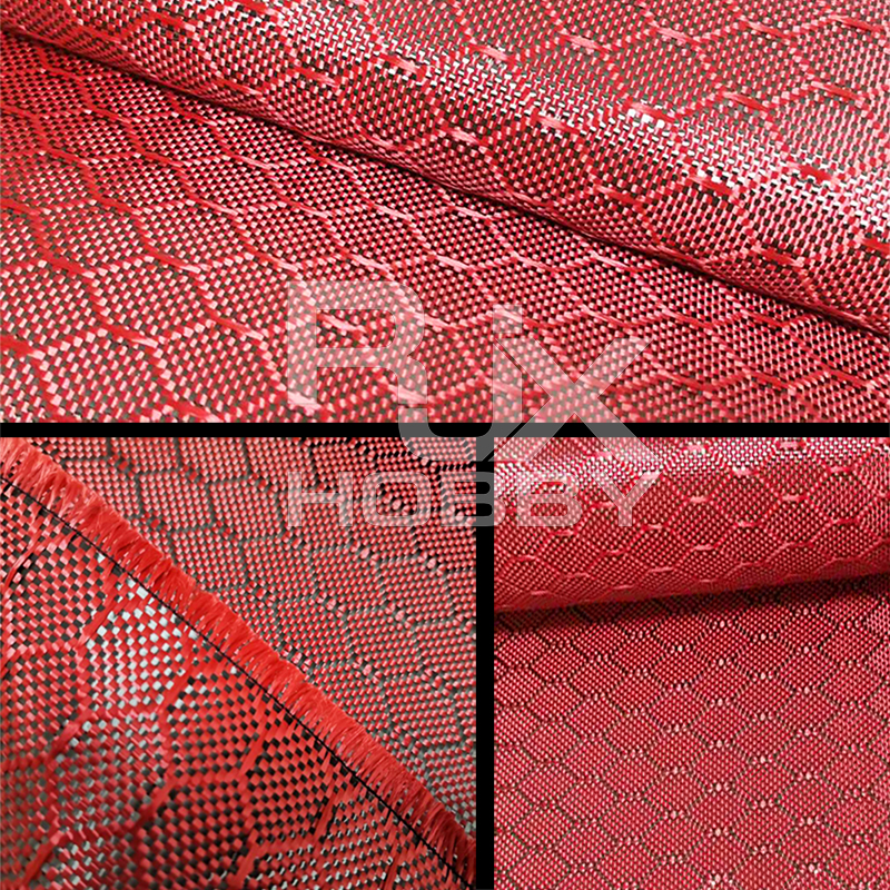 RJX 3K 240g 0.30mm Aramid Honeycomb Fabric football grain carbon fiber cloth