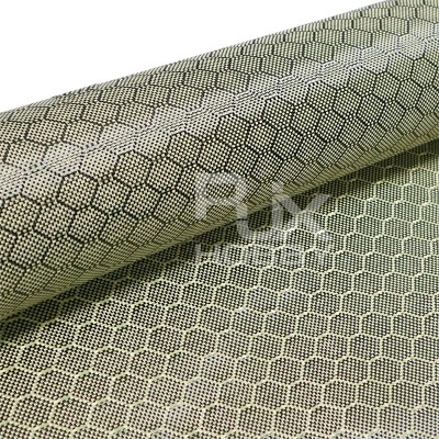RJX 3K 240g 0.30mm Aramid Honeycomb Fabric football grain carbon fiber cloth