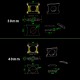 RJX  1pcs 30/40/45/50mm  Alum Pipe clamps for carbon fiber tube