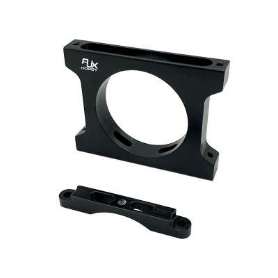 RJX  1pcs 30/40/45/50mm  Alum Pipe clamps for carbon fiber tube