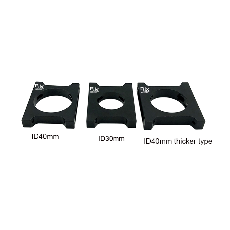 RJX  1pcs 30/40/45/50mm  Alum Pipe clamps for carbon fiber tube