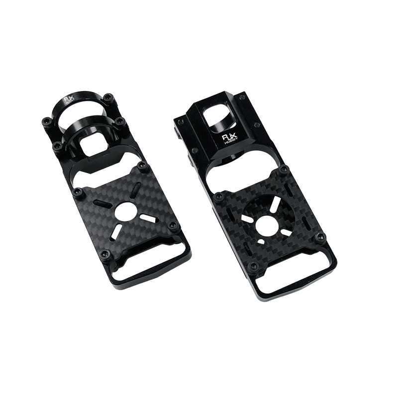 RJX 1pcs 20mm 22mm 25mm Carbon Tube Metal Aluminium Alloy Motor Mount Seat for DIY Quadcopter Frame Kit Parts Accessories