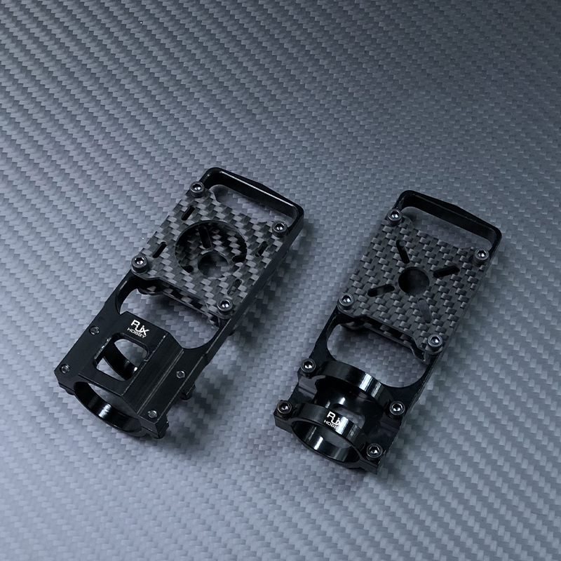 RJX 1pcs 20mm 22mm 25mm Carbon Tube Metal Aluminium Alloy Motor Mount Seat for DIY Quadcopter Frame Kit Parts Accessories