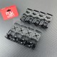 RJX 1pcs 20mm 22mm 25mm Carbon Tube Metal Aluminium Alloy Motor Mount Seat for DIY Quadcopter Frame Kit Parts Accessories