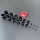 RJX 1pcs 5-50mm Aluminum Pipe Connector Carbon Tube Joint for Drone Quadcopter UAV