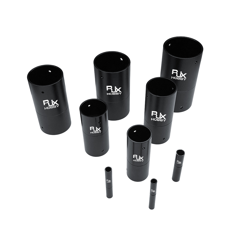 RJX 1pcs 5-50mm Aluminum Pipe Connector Carbon Tube Joint for Drone Quadcopter UAV
