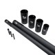 RJX 1pcs 5-50mm Aluminum Pipe Connector Carbon Tube Joint for Drone Quadcopter UAV