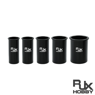 RJXHOBBY 5pcs OD14/16/18/20/23/28mm Carbon Fiber Pipe Lining Aluminum Inner Protector Sleeve Ring Parts for RC Landing Gear