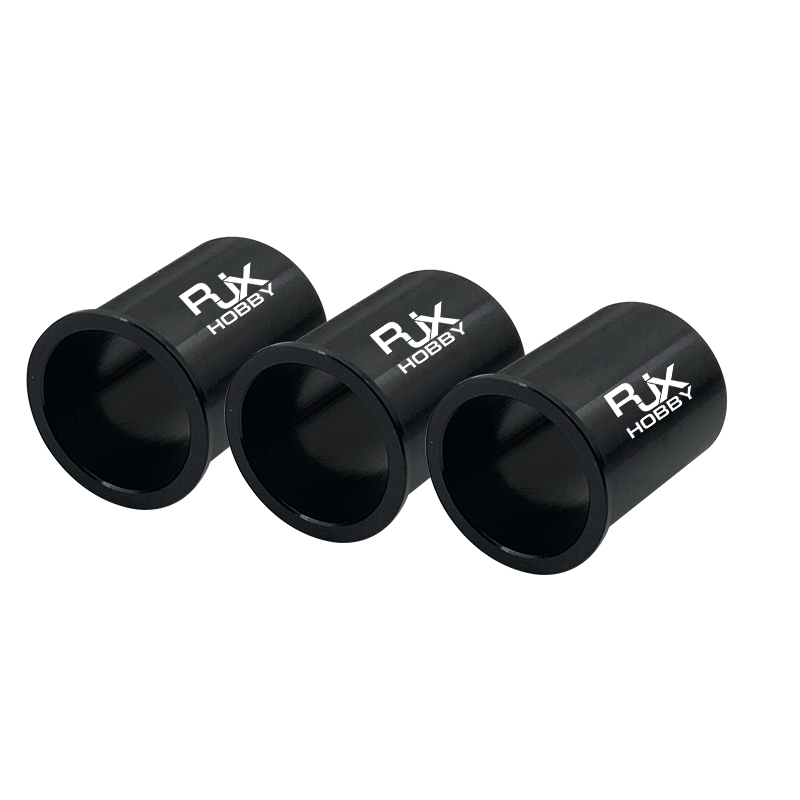 RJXHOBBY 5pcs OD14/16/18/20/23/28mm Carbon Fiber Pipe Lining Aluminum Inner Protector Sleeve Ring Parts for RC Landing Gear