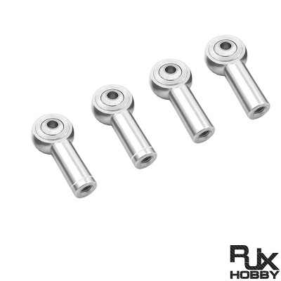 RJX M3 Aluminum Metal Rod Ends Ball Joint CW(2)& CCW(2) for Traxxas Axial Redcat Racing RC Car Airplane