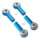 RJX M4 Aluminum Metal Rod Ends Ball Joint CW(2)& CCW(2) for Traxxas Axial Redcat Racing RC Car Airplane