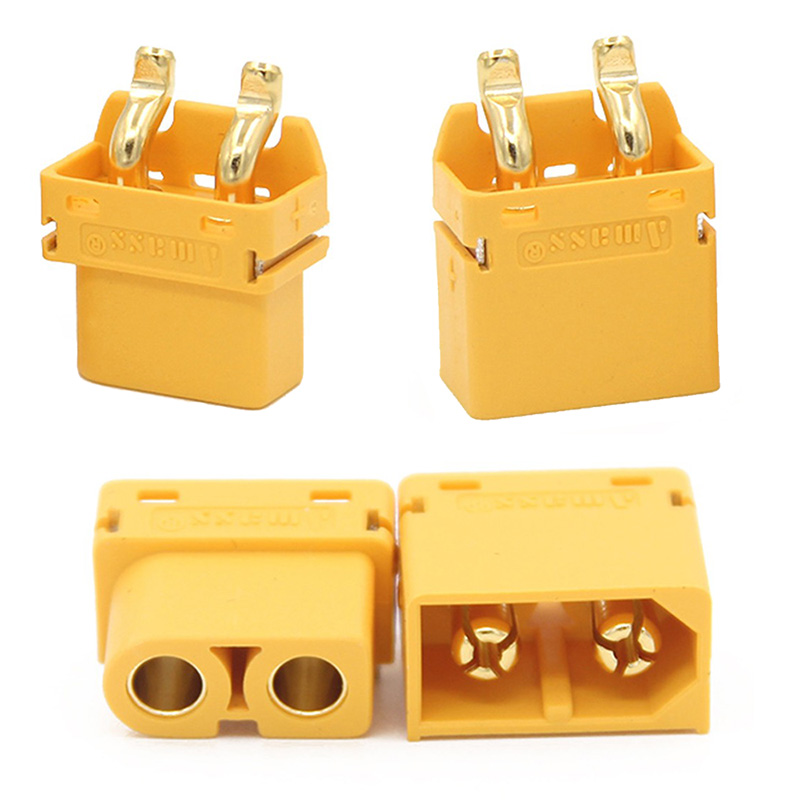 RJX 5pair XT60PT Plug Controller Battery Charger connector plugs connectors with 90 degree pins