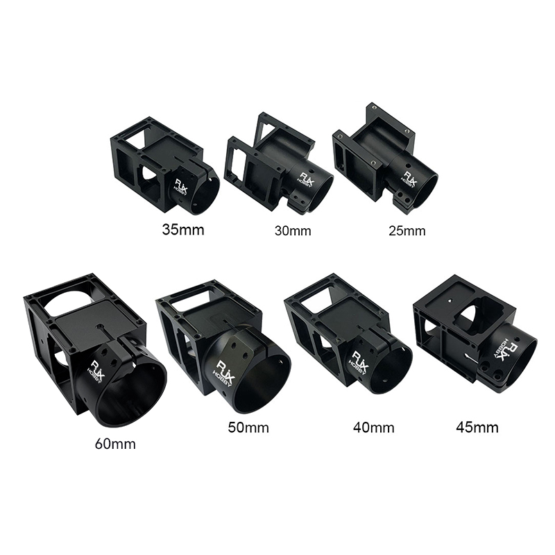 RJX 1pcs Aluminum alloy 25 30 35 40 45 50 60mm Center Plate Mount Holder for RC Multirotor Drone