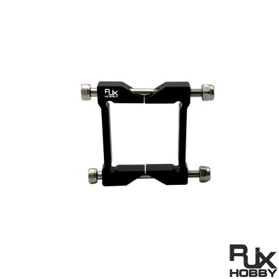 RJX Square Aluminum Tube Clamp for 25mm Square Carbon Fiber Tubes