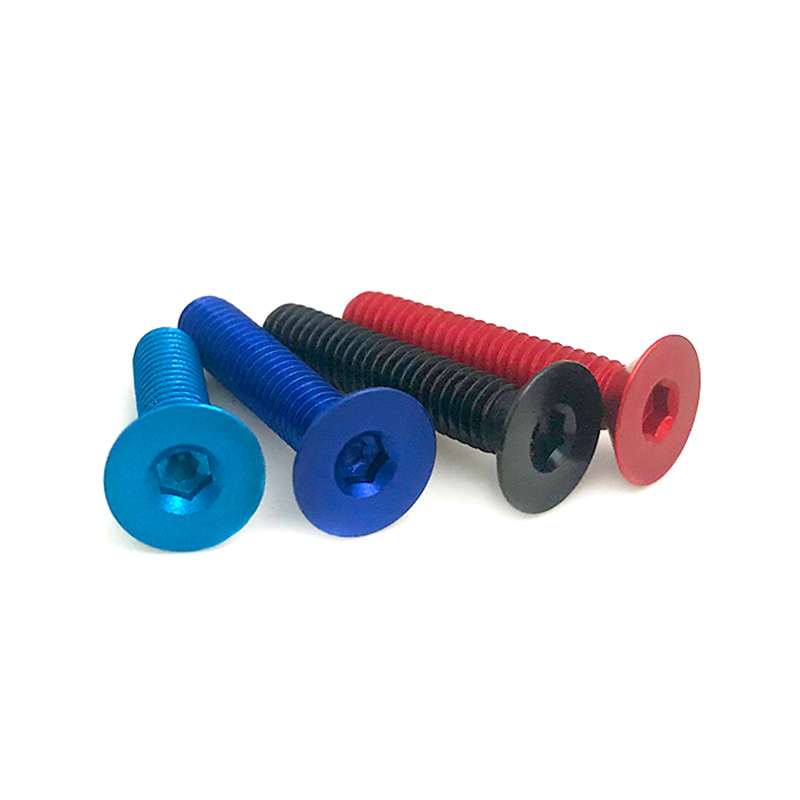 RJX 50pcs 7075 Alum M3*6/ 7 / 8 / 10 / 12 / 14 / 16 Counter Sunk Hex Screws