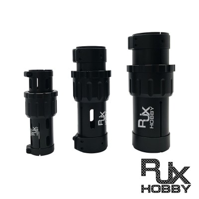 RJX 1PCS 30mm/40mm/50mm Folding Arm Carbon Tube Connector Clip Self-lock Folding Rack Parts for RC Agriculture UAV Drone