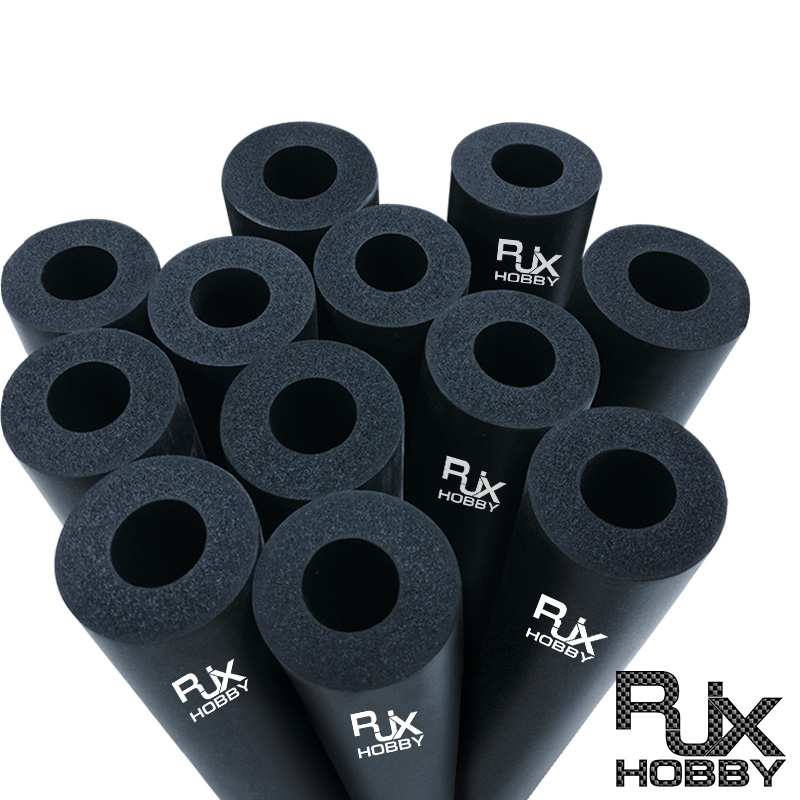 RJXHOBBY 1pcs 1000mm Sponge ID10 13 16 18 22 25 28 30 40mm Landing Gear Carbon Tube Shock Absorber Protection Pipe for UAV 