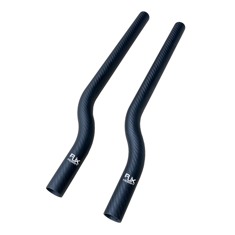 RJX 1pcs 30X27mm 30X28mm 3K carbon fiber  bend tube for UAV drone arm  Plant Protection Multicopter