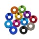 RJX 50pcs M2 M2.5 M3 M4 M5 alum washer for Hex Socket Flat Countersunk Head Screw
