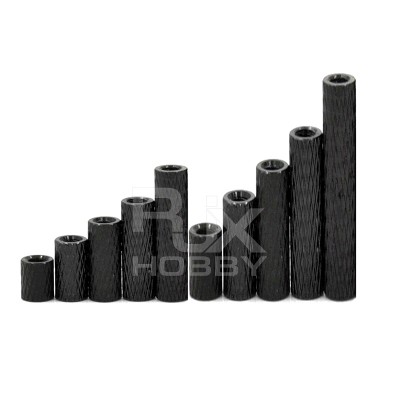 RJXHOBBY 50Pcs M2 Knurled Standoff Aluminum Alloy Anodized Spacer