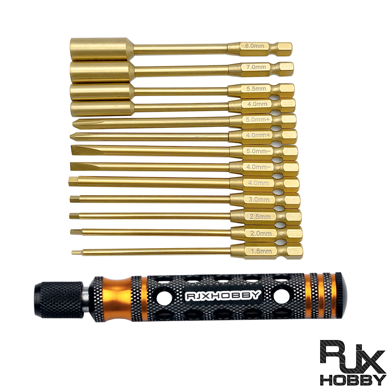 RJX 14in1 Hex Nut Phillips Flat Screwdriverfor RC Car helicopter FPV