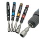 RJX 1/4 Inch 6.35mm 7pcs 6.0 / 7.0 / 8.0 / 9.0 / 10 / 12 / 14mm Nut Drivers