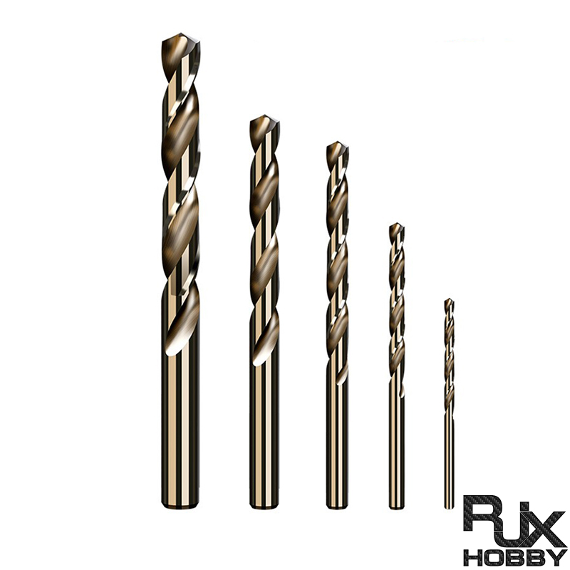 RJX 1pcs 10.5-20mm M35 cobalt-bearing twist drill metal plate drill bit high speed steel material twist drill metal open hole