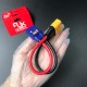 RJXHOBBY 1pcs QS8-S Anti-spark Female to AS150U Anti-fire Male Connector