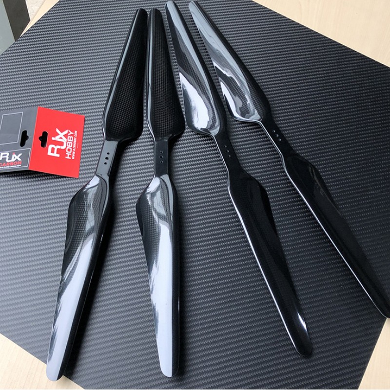 RJXHOBBY 21*12 Carbon Fiber Propeller (CW/CCW PAIR) PROPS for Drone, Agricultural plant protection UAV