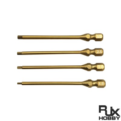 RJX 6.35mm Hex Sets 1.5mm 2.0mm 2.5mm 3.0mm