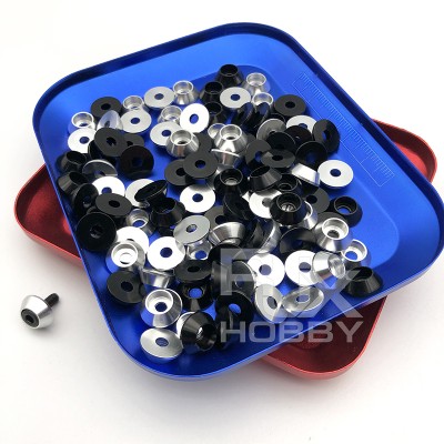 RJX 50pcs M2 M2.5 M3 M4 M5 alum washer for Hex Socket head Cap Screw