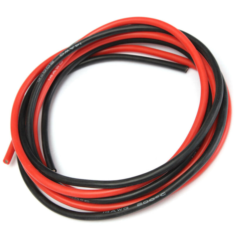 RJXHOBBY 200meters14 16 18AWG Extra Soft Silicone Wire Cable